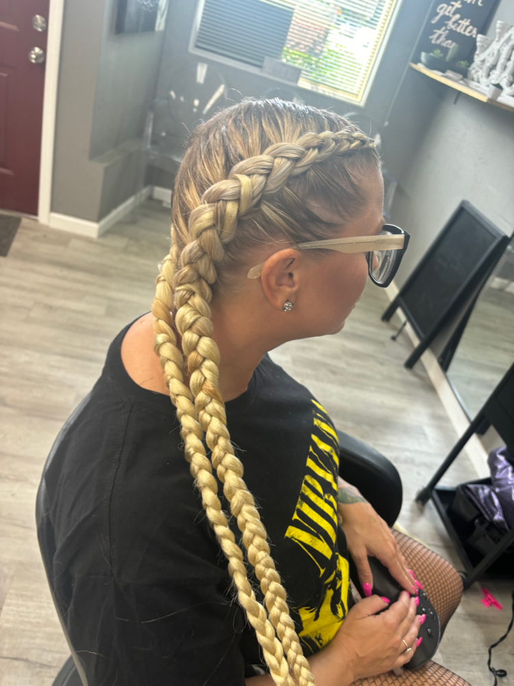 Two Braids With Weave