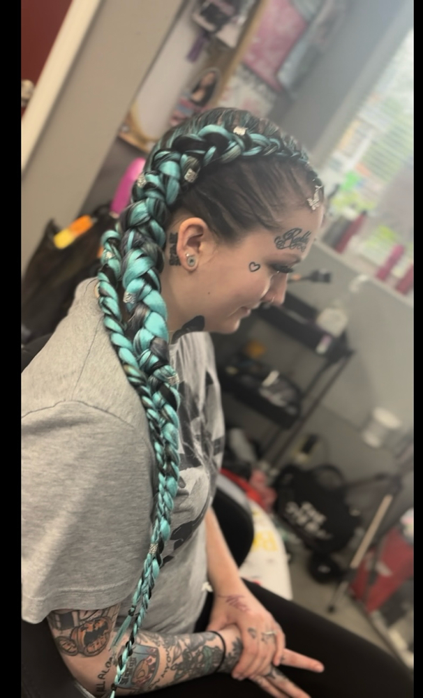 Two Braids With Weave