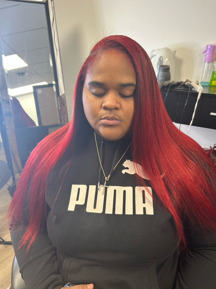 Partial sew in