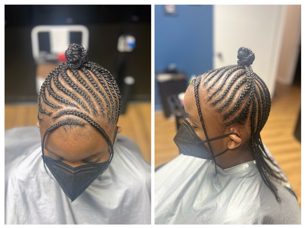 Ages 6-10 Natural Scalp Braids