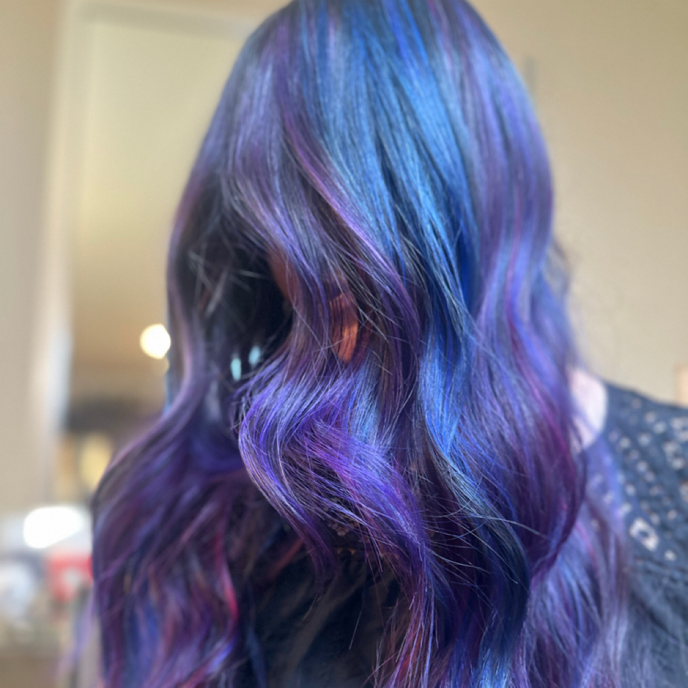 Vivid Color, Balayage, Bleach/Tone at Mirame Hair Studio in Roundrock, TX