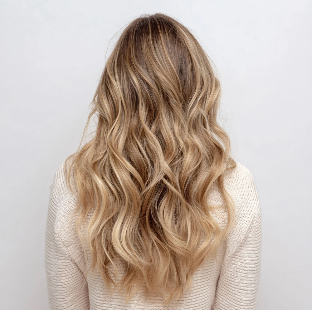 Partial Blonding / Highlight at Amanda Beougher Hair in Keller, TX