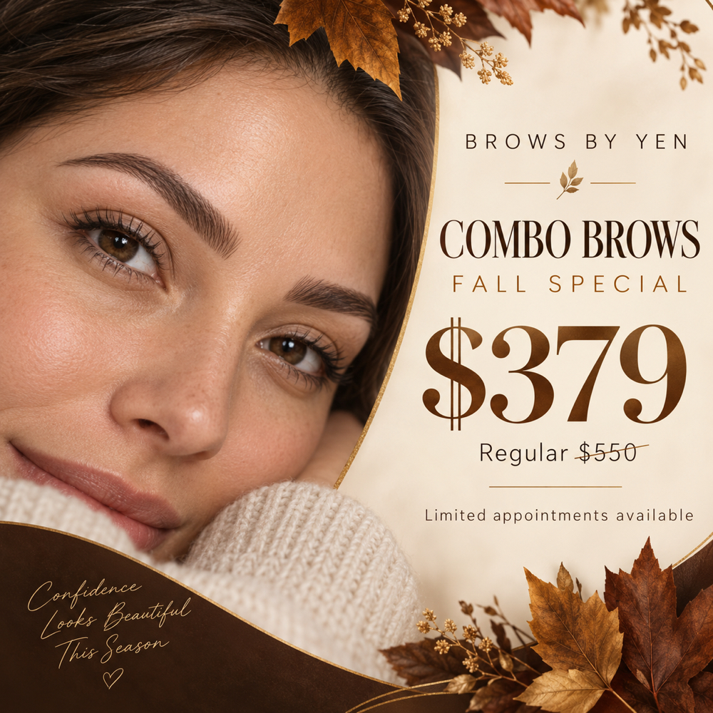 Combo Brows Fall Special at Brows by Yen in Houston, TX