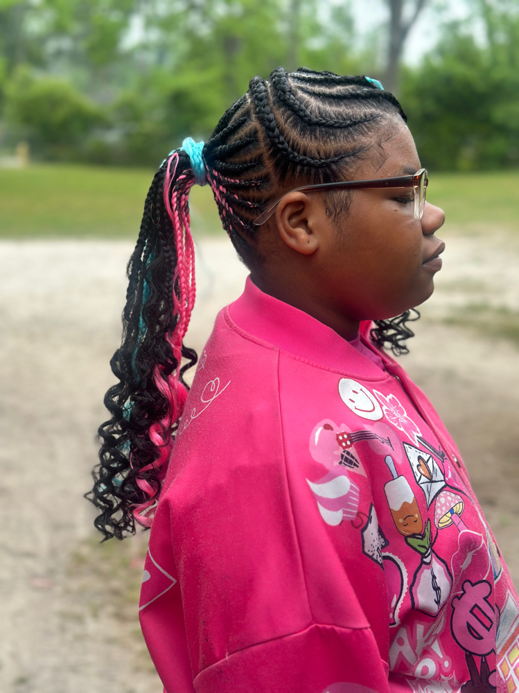 Kids Braids Styles With hair added