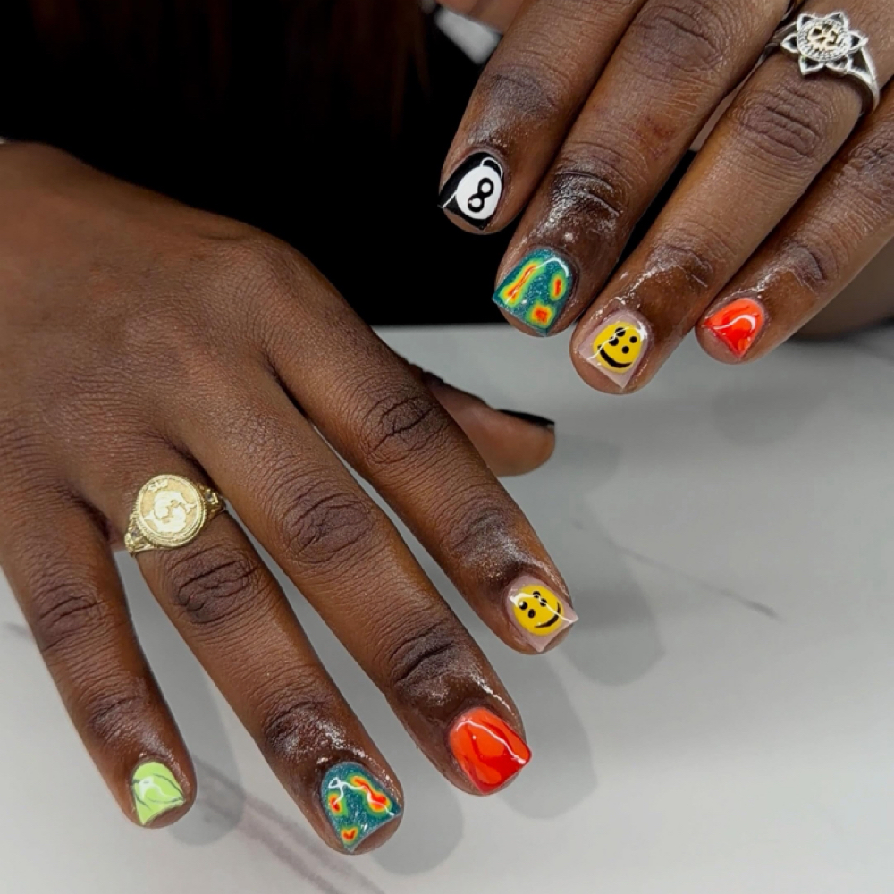 Acrylic Overlay at SetsbyShorty in Downtown Los Angeles, CA