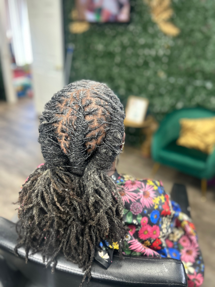 Mirco locs Retwist Style