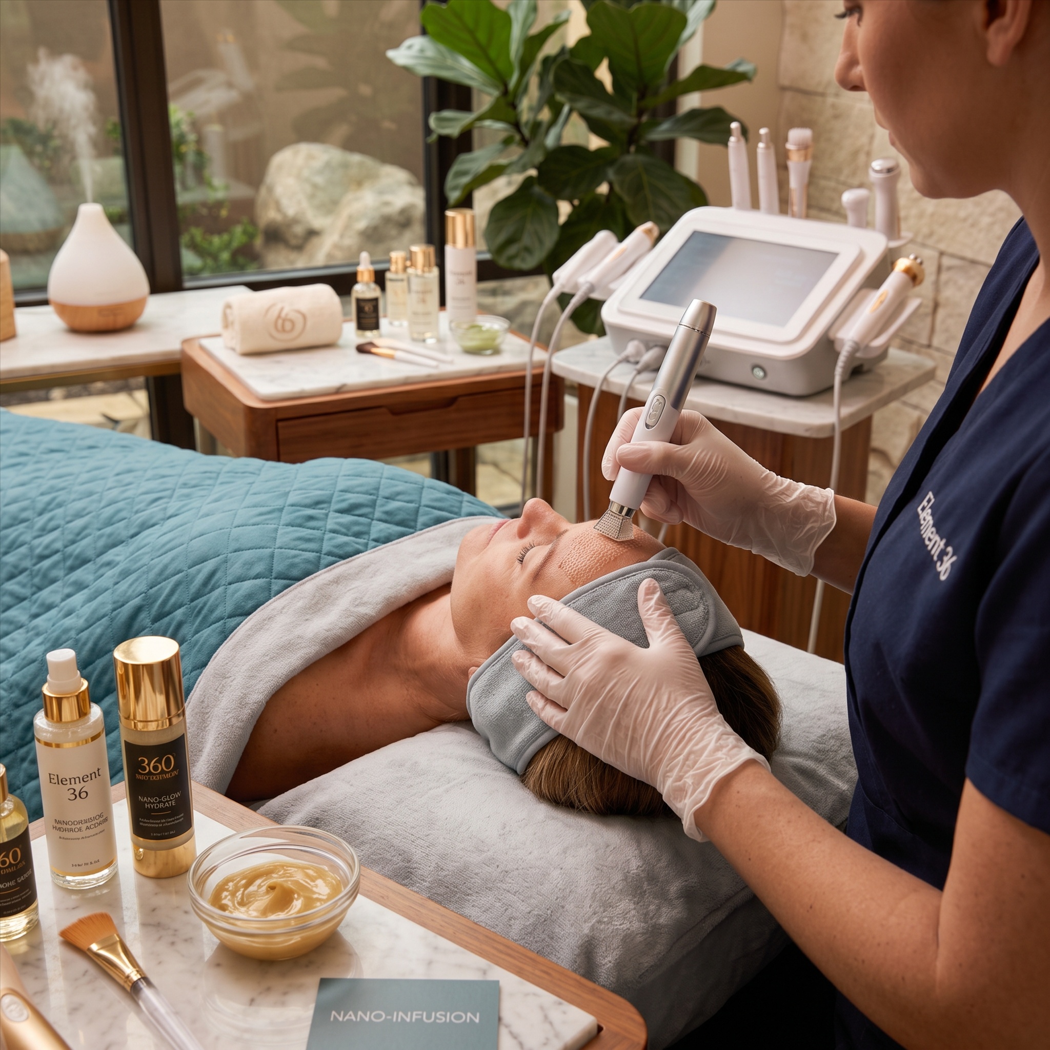 Nano-Infusion Skin Treatment at Element 36 Spa in Pinckney, MI