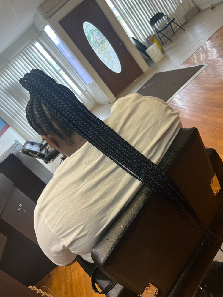 Large Braided Weave ponytail/ bun