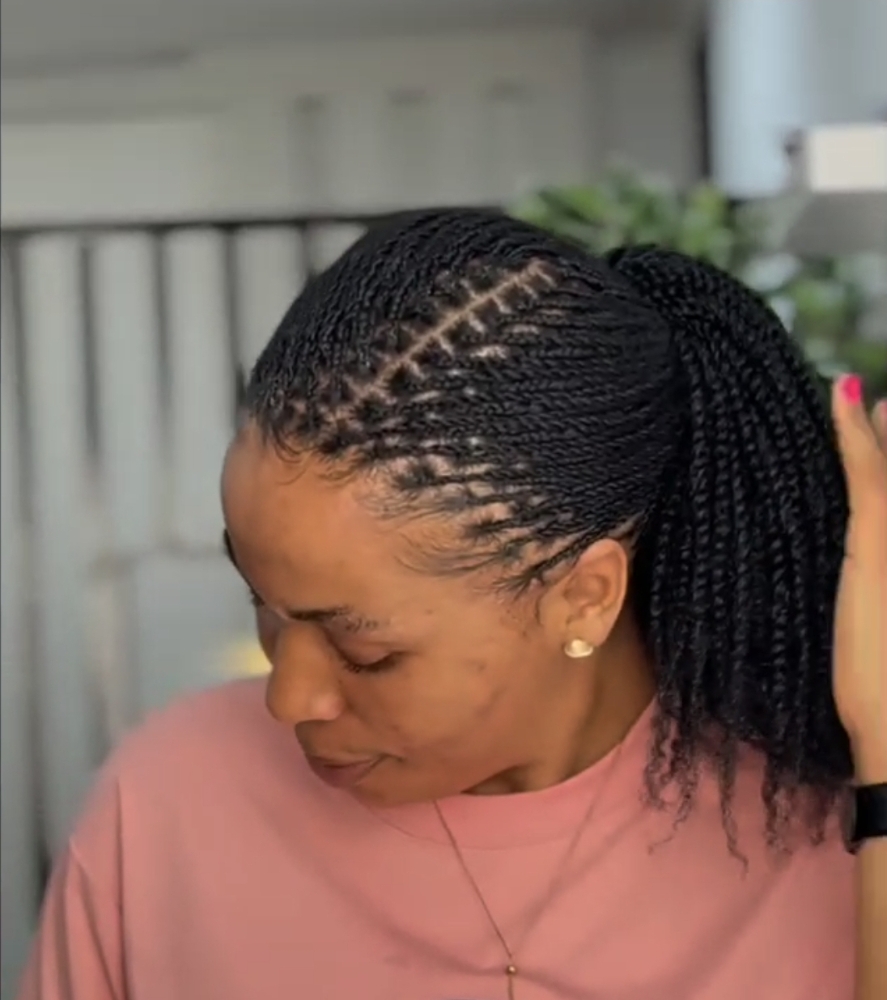 MICRO TWIST WITH SYNTHETIC HAIR