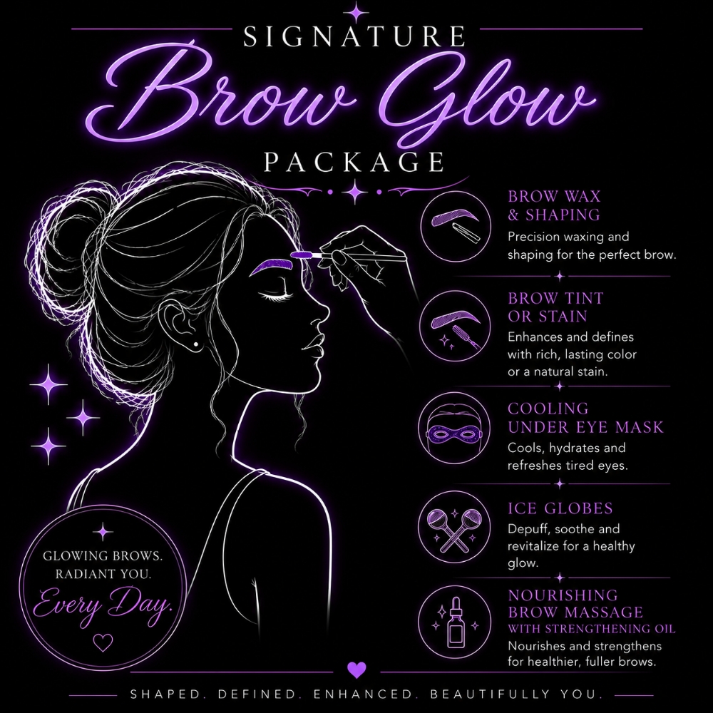 Signature Brow Glow Package at Serenity Glow Esthetics in Texas City, TX
