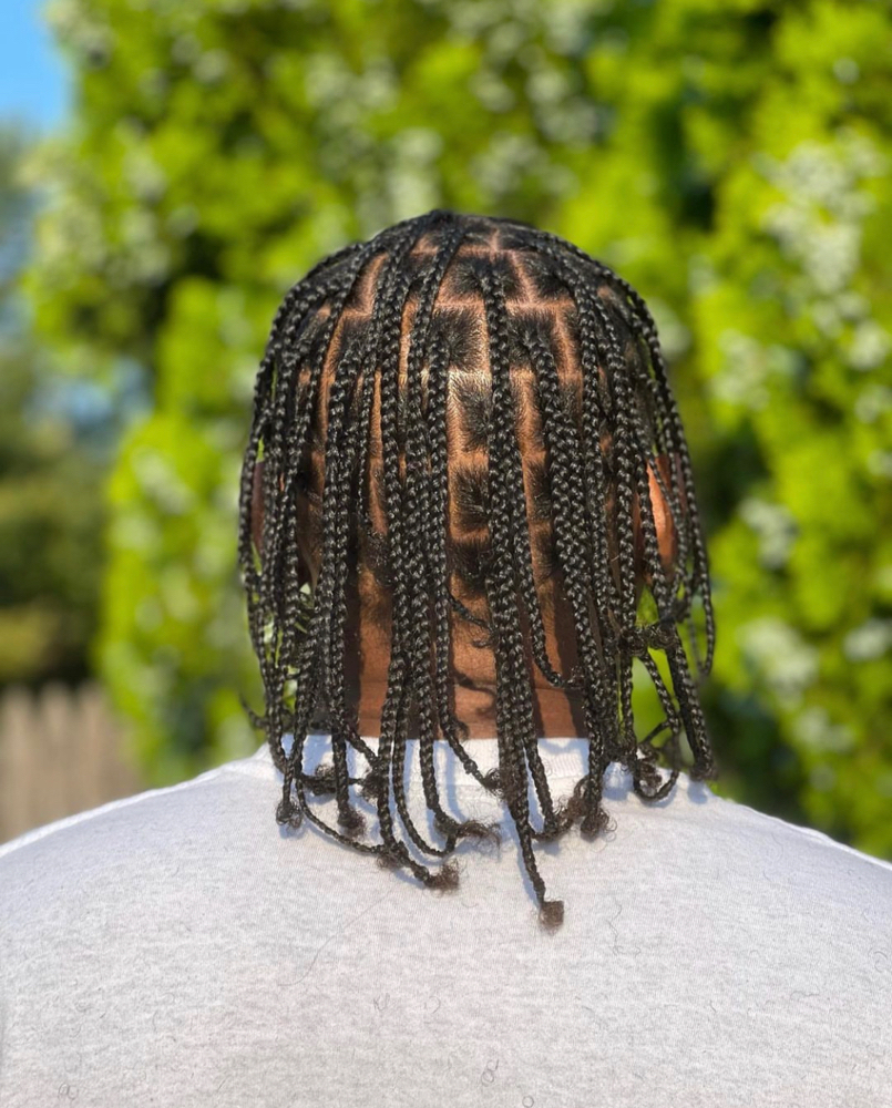 Box Braids on Natural Hair