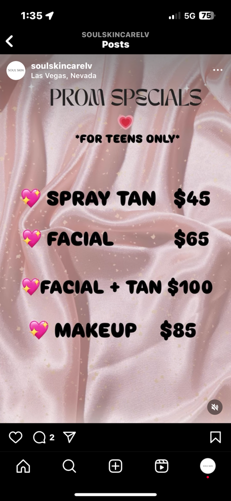 TEEN/PROM SPECIALS