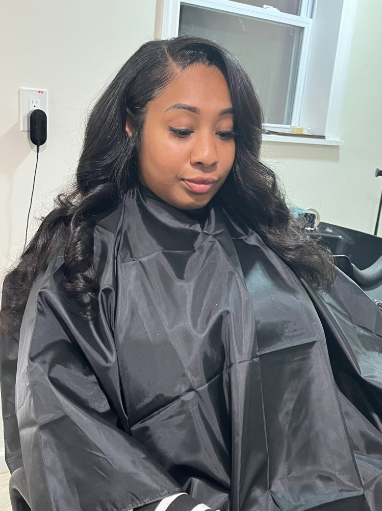 Quick weave with Leave Out at Notjustaprettyface in Brooklyn, NY