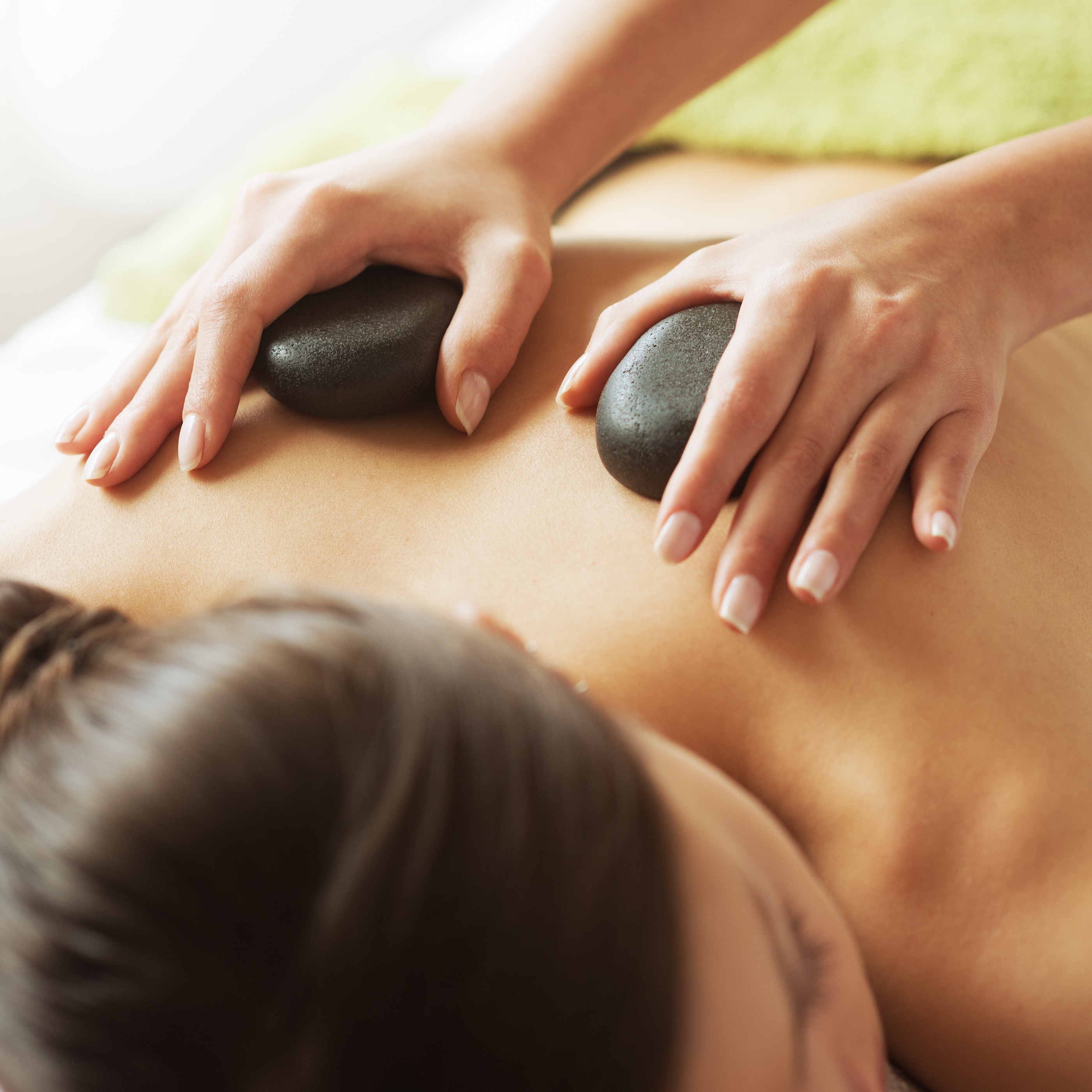 60 Minute Hot Stone Massage at Upper Level Massage in Rutland, VT