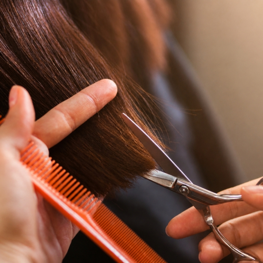 SHORT HAIRCUT AND STYLE at Alicia of Maneology in Amherst, OH