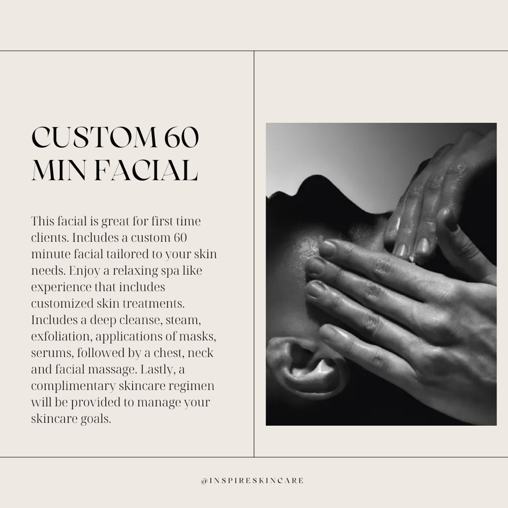 60 Min Custom Facial