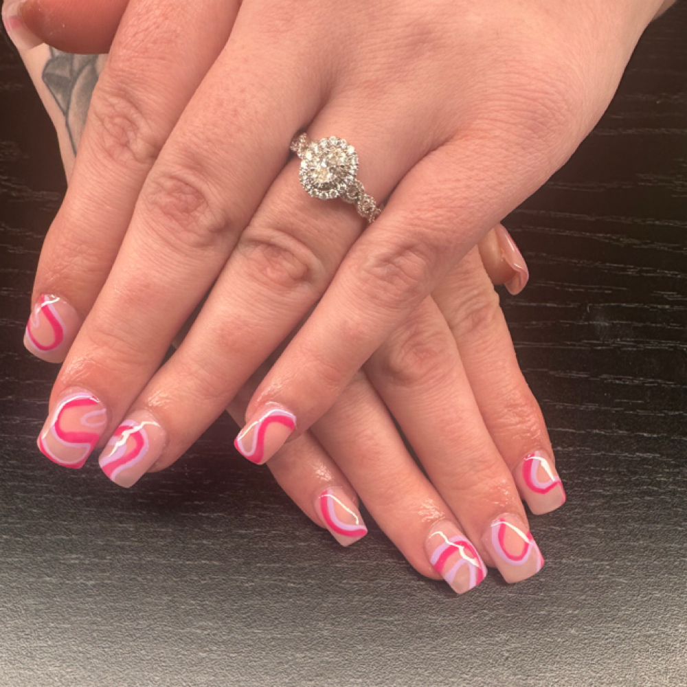 Acrylic Overlay at Nails by Amy in Laurel, DE