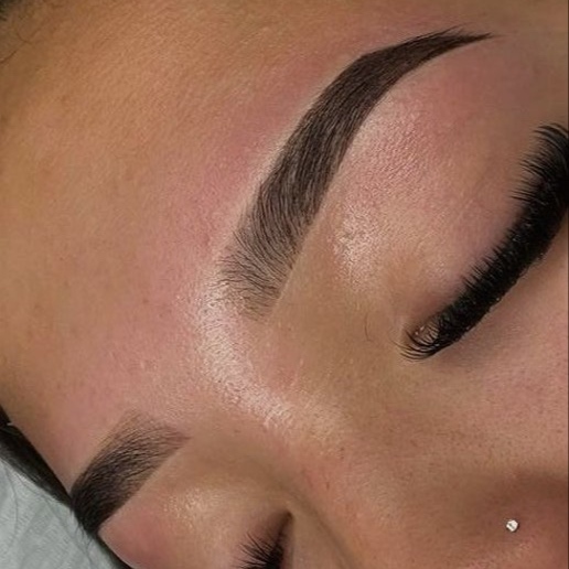 Eyebrow lamination at OPALITE NAILS & SPA in Charlotte, NC