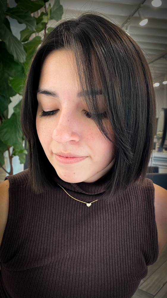 Transformation Haircut at Painted Rose Salon in Houston, TX