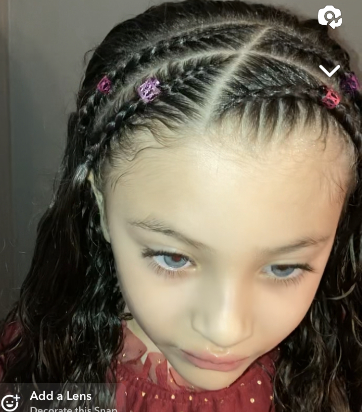 4 Kid Stitch Braids Natural