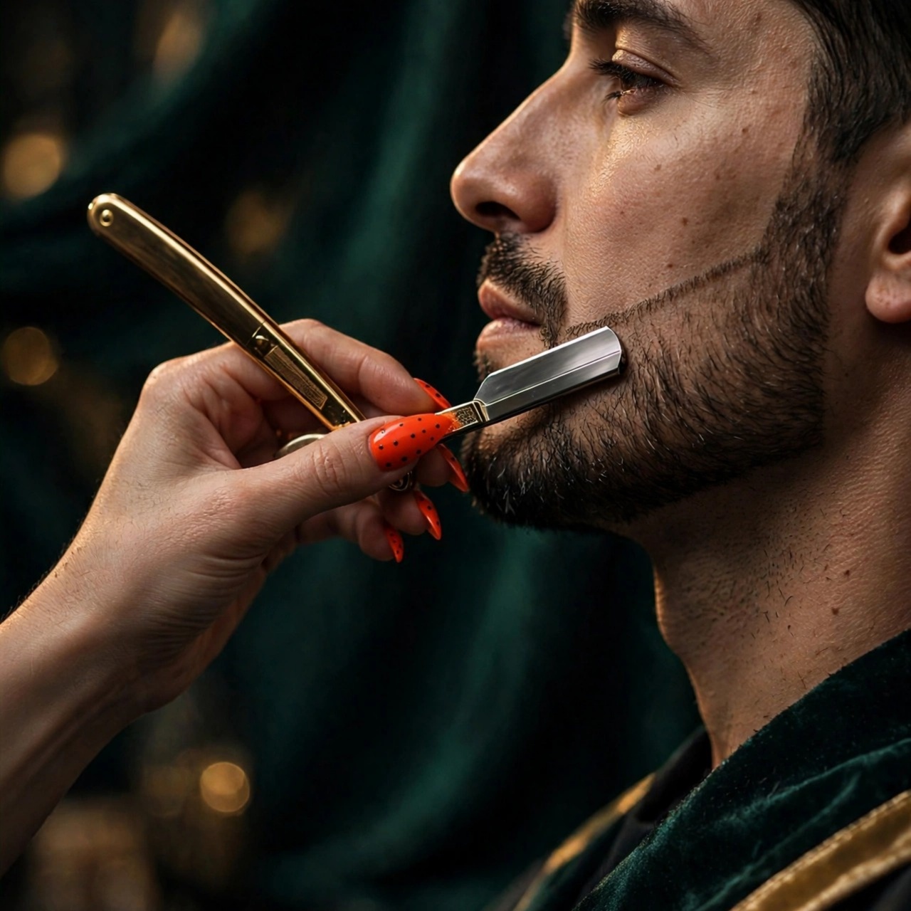 Men's beard sculpt at CHAIR THERAPY-MENS GROOMING in Omaha, NE