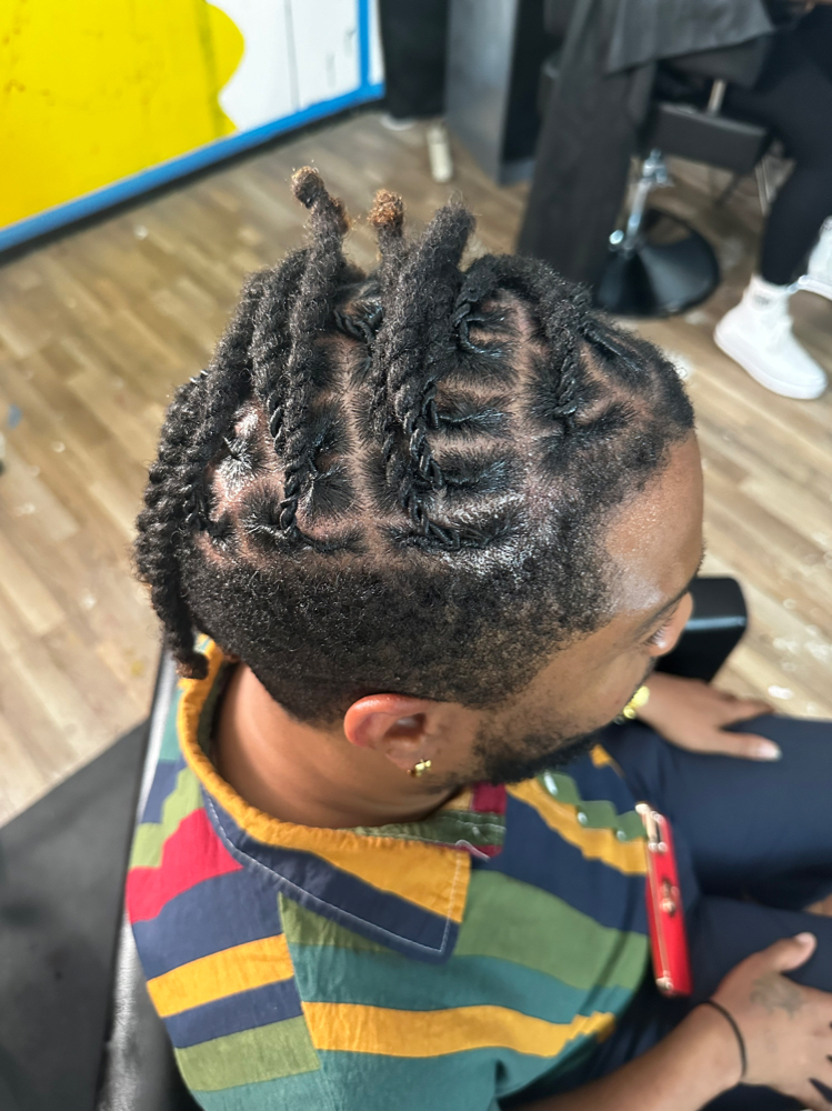 Half Head -WASH & Retwist Style at ir3nz0_locs in Atlanta, GA