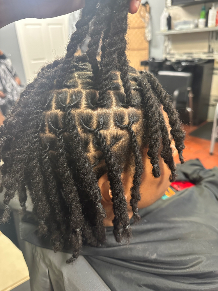 Intant Locs W/ Two Strand