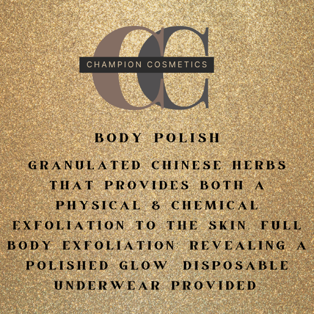 Body Polish Massage at Champion Cosmetics LLC in Merrillville, IN