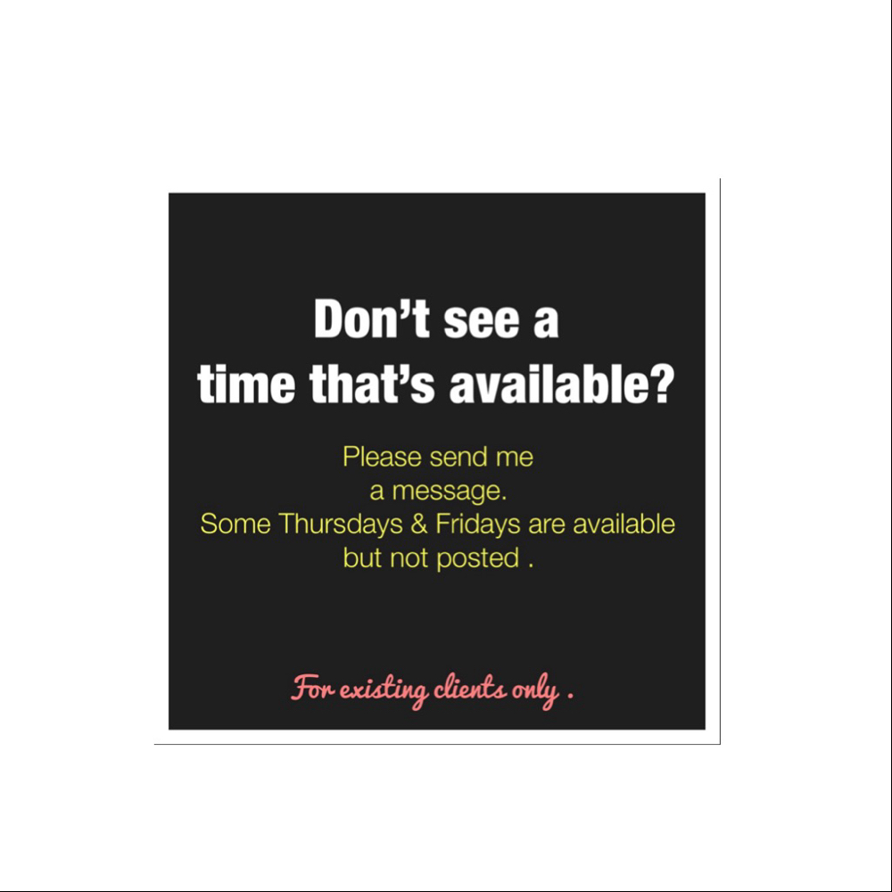 Not Avail For New Clients