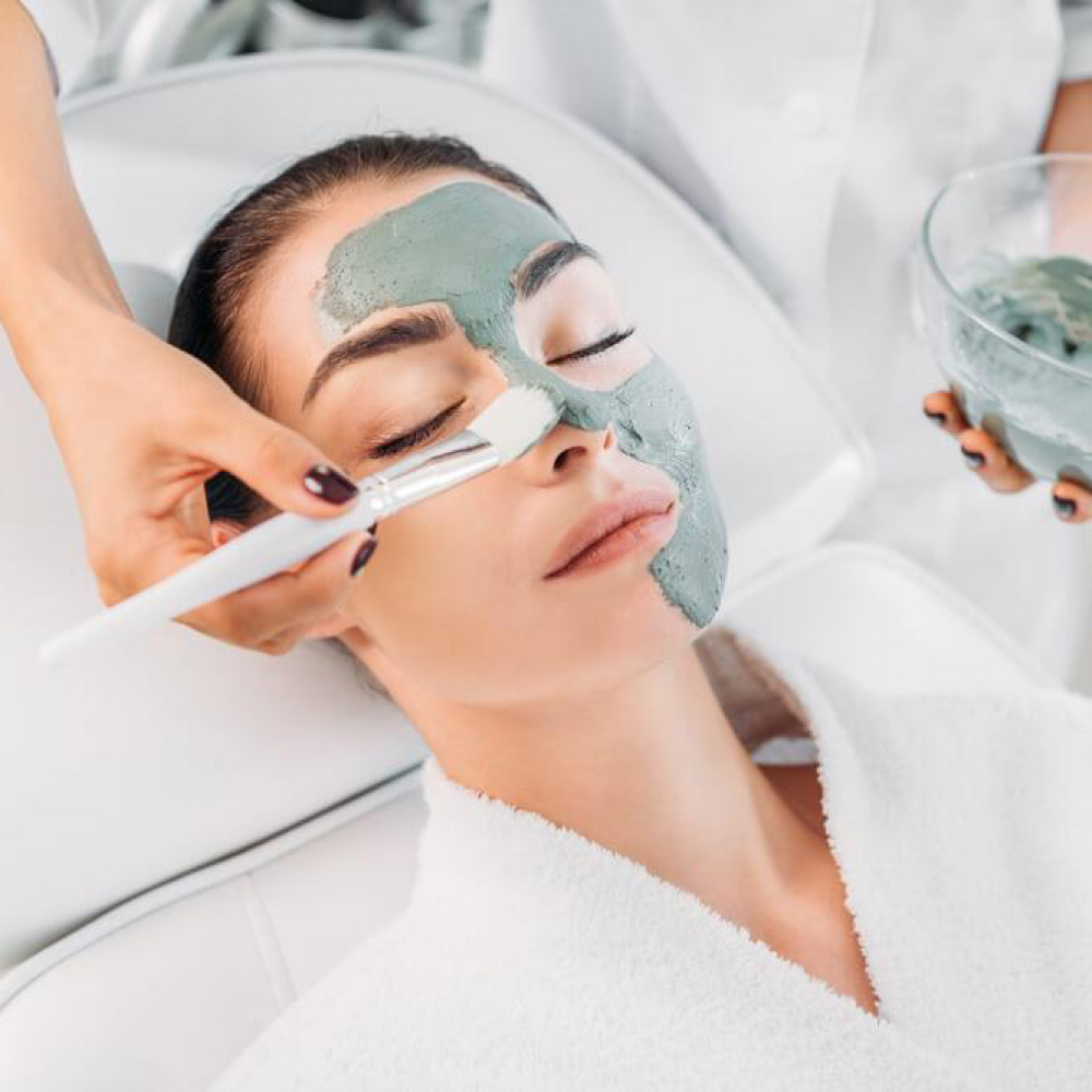 Clay mask facial at Lash&Glo in Boerne, TX