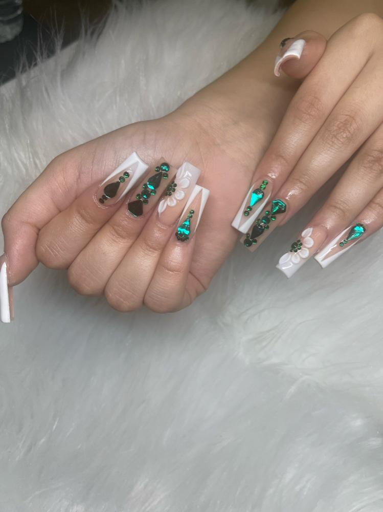 Medium-Long Acrylic Full Set at Nails By Adriana in Battle Creek, MI