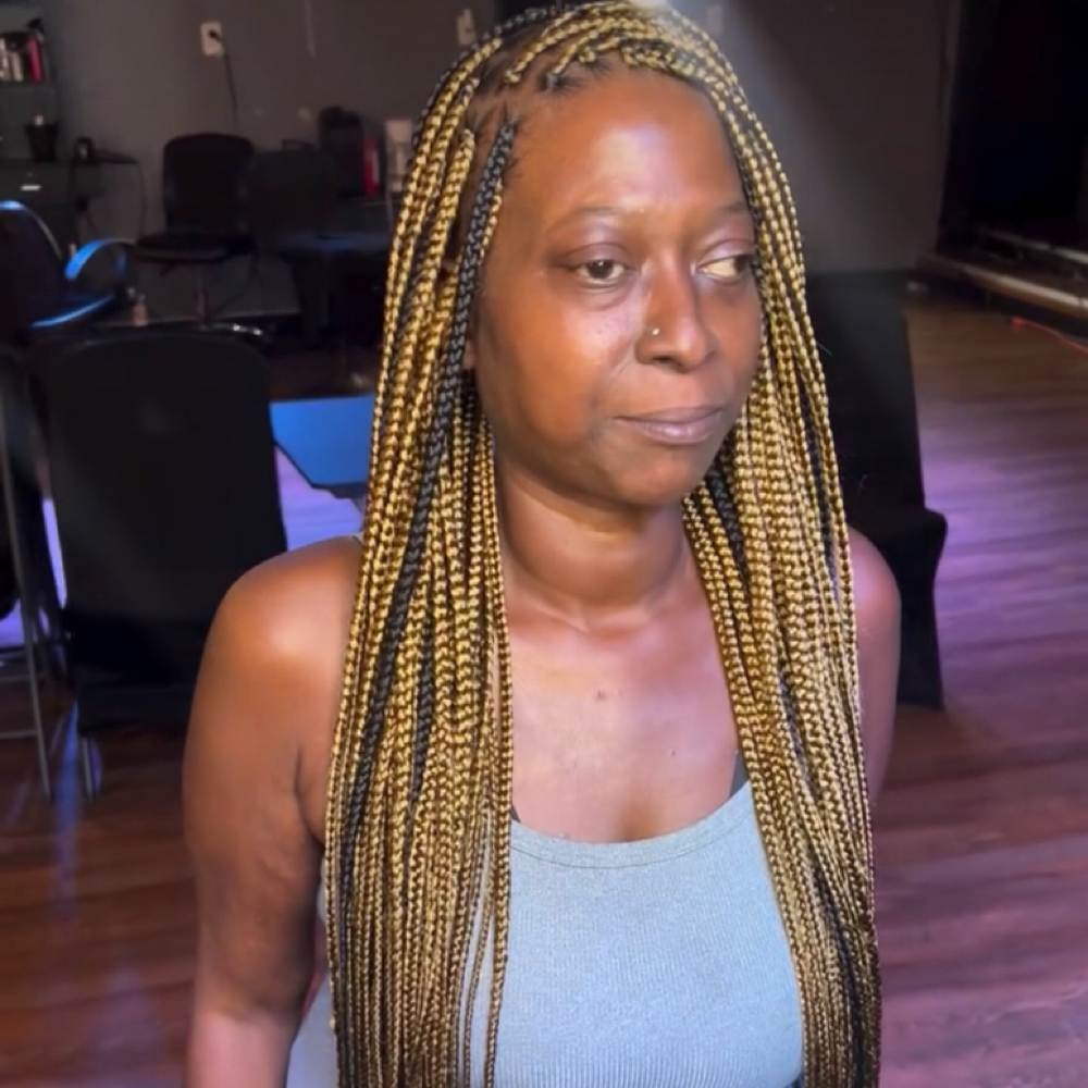 Regular Knotless Braids - Small at The Loc Kingdom in Oxford, AL