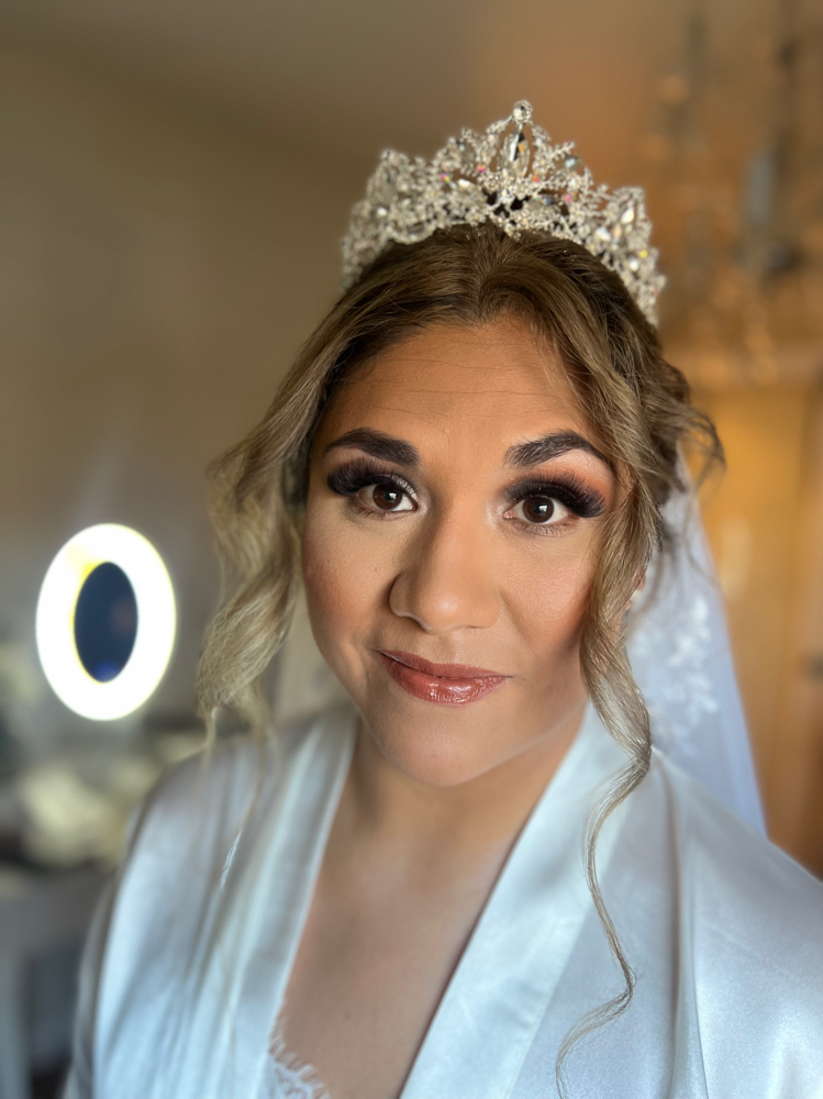 Brides Makeup application & Hair