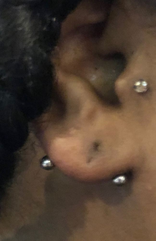 Transverse Lobe Piercing