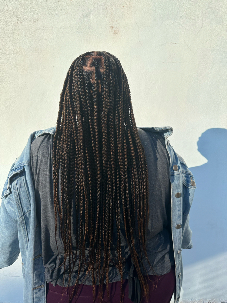 Large Knotless Braids