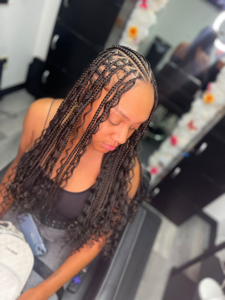 Bohemain Medium Knotless Box Braids