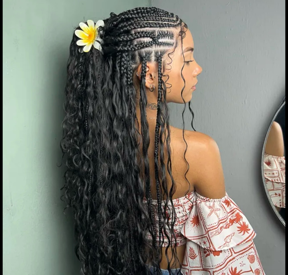 fulani braids at Bel hair company llc in orange, NJ