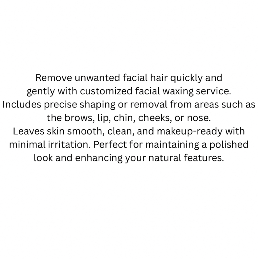 Facial Wax at Studio920 in Burlington, IA