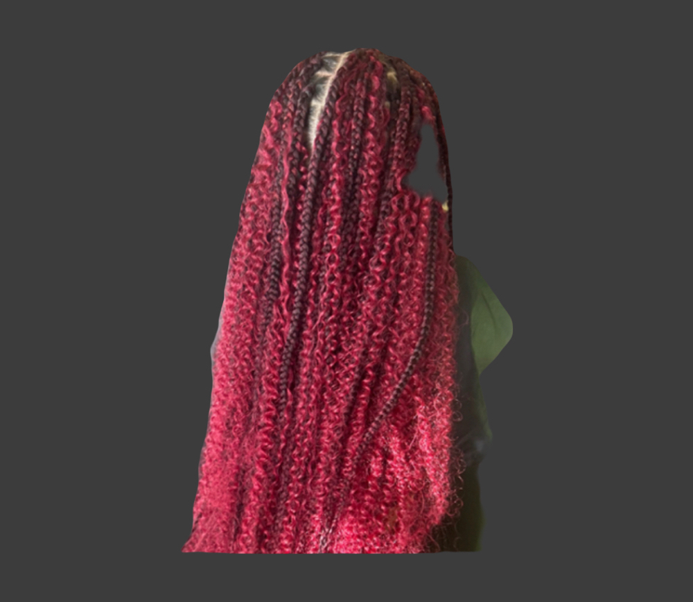 Knotless Small/medium Box Braids