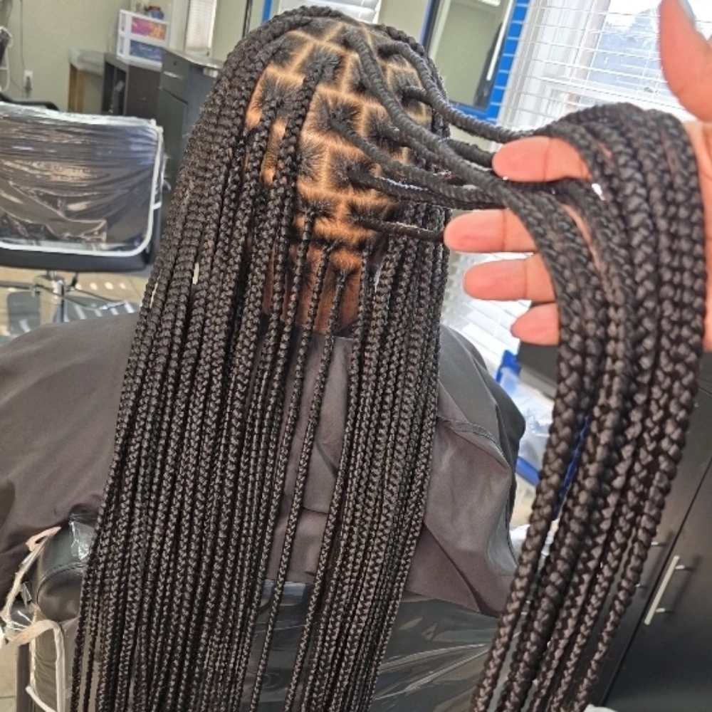 Medium Knotless at Hair By Ronnie in Charlotte, NC