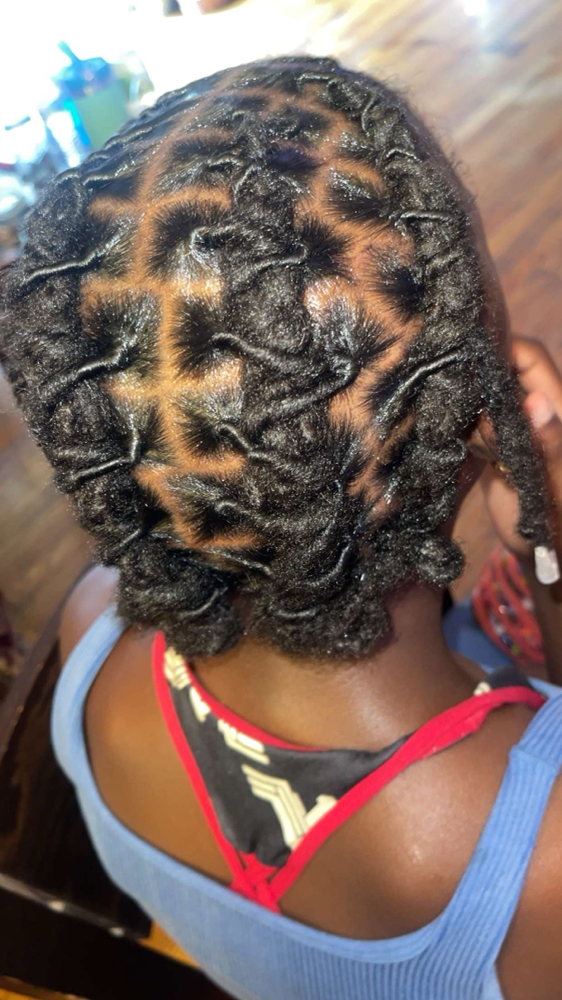 Kid Locs Retwist, Coils, Styles at Serenity Soul Spa in Charlotte, NC