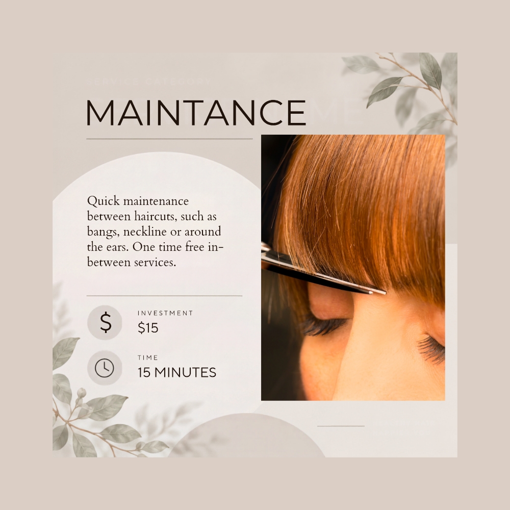 Neck/Bang Trim at Shannon West Hair in Loveland, CO