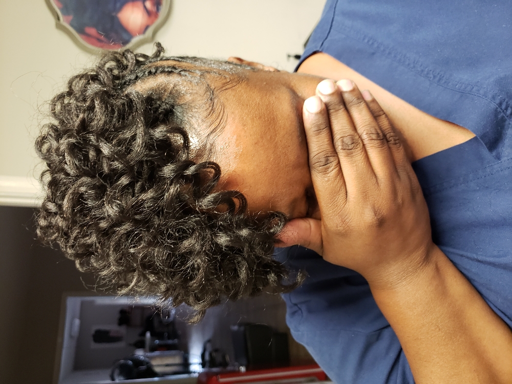 Hair Extension to Natural Style
