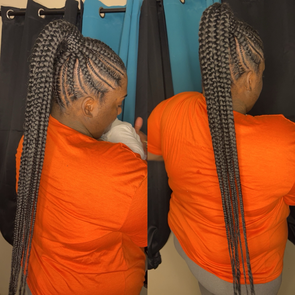 Large Feedin Ponytail