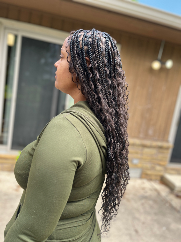 Medium Knotless Braids at Slayed by Anyé in Indianapolis, IN