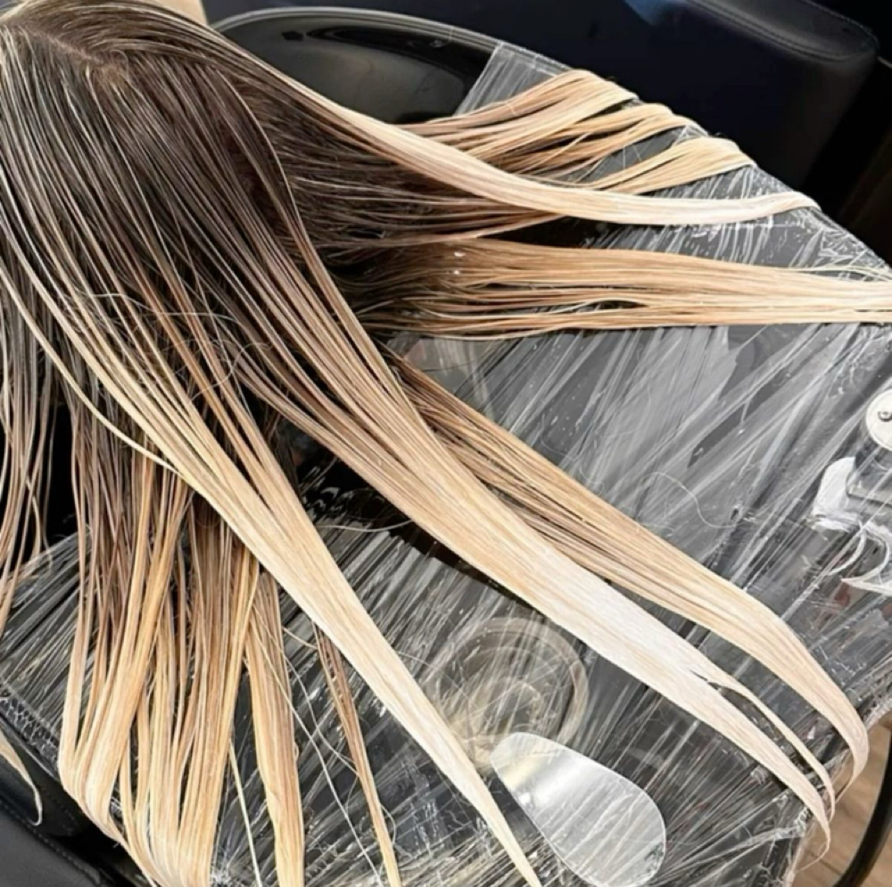 Wet Balayage & Toner at To Dye For Salon in Cambridge, MD