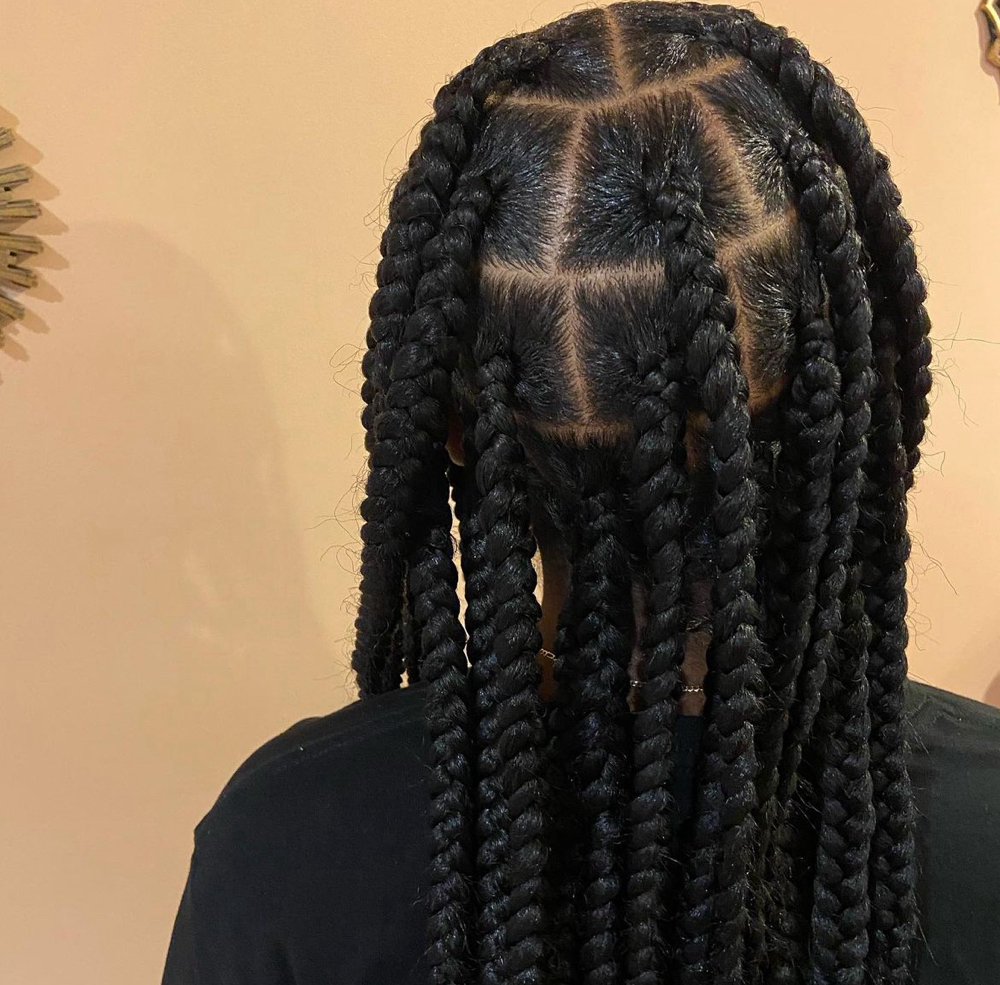 Box Braids large (knotless)