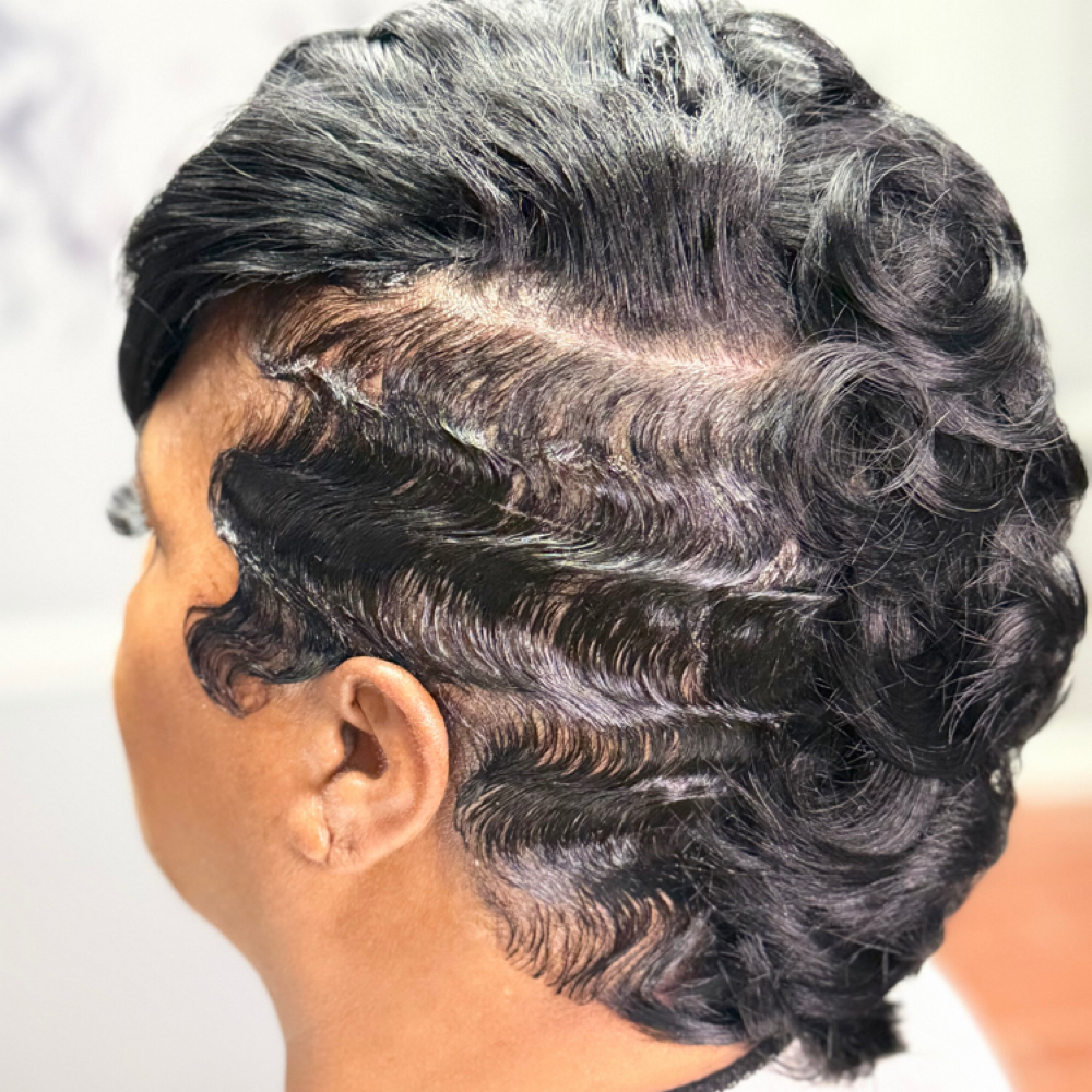 Partial Relaxer & Style at Beauty Rhon-Da-Show in Memphis, TN