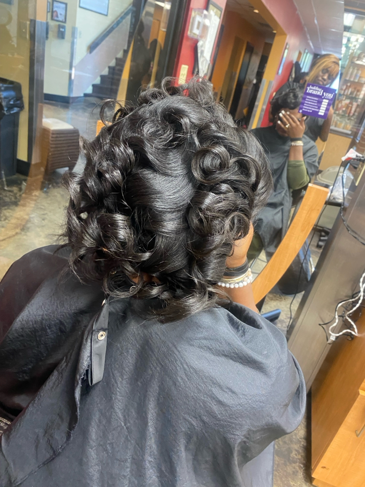 Silk Press W/w/o Trim Flatiron/Curl at ROYALTY’KE HAIR AND BEAUTY COLLECTIONS in Memphis, TN