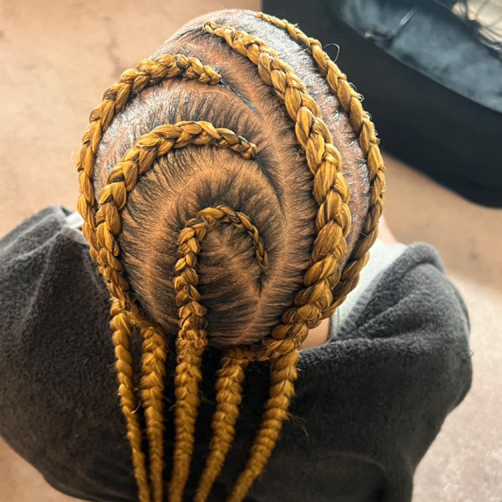 Feed-in Braids at Luxx Marie in Charlotte, NC